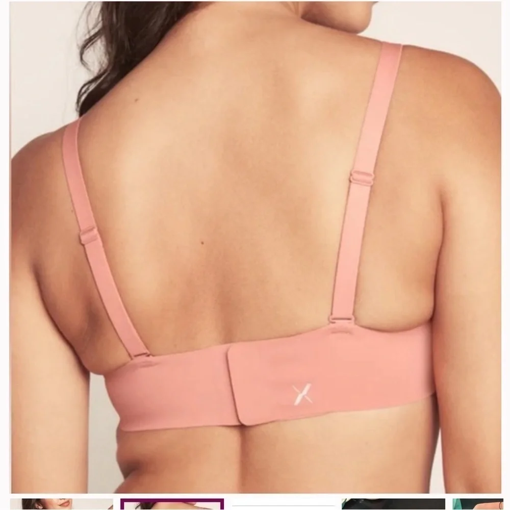 Knix Evolution Everyday Wireless Bra Unpadded Size 3 Pink GingerKnix‎